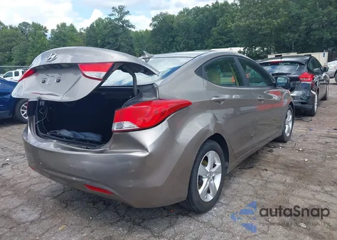 2013 Hyundai Elantra Gls from USA, damaged, VIN 5NPDH4AE7DH261999